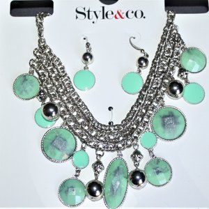 Style and Co Necklace and Earring Set -NWT